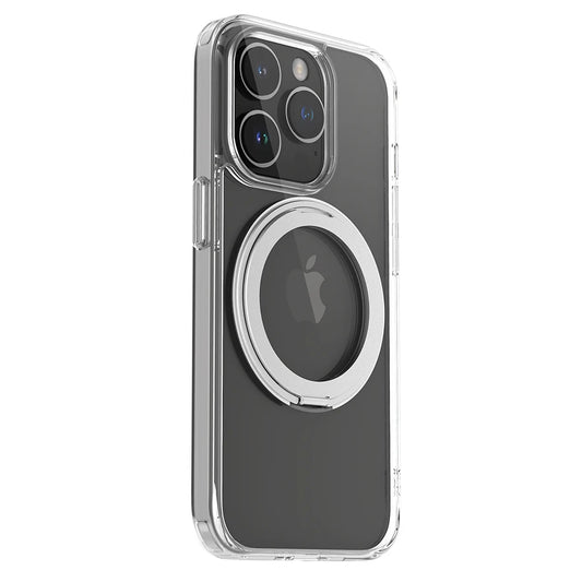 Magnetic TPU Frame Ring Stand Case for iPhone 15 14 13 Pro Max Plus