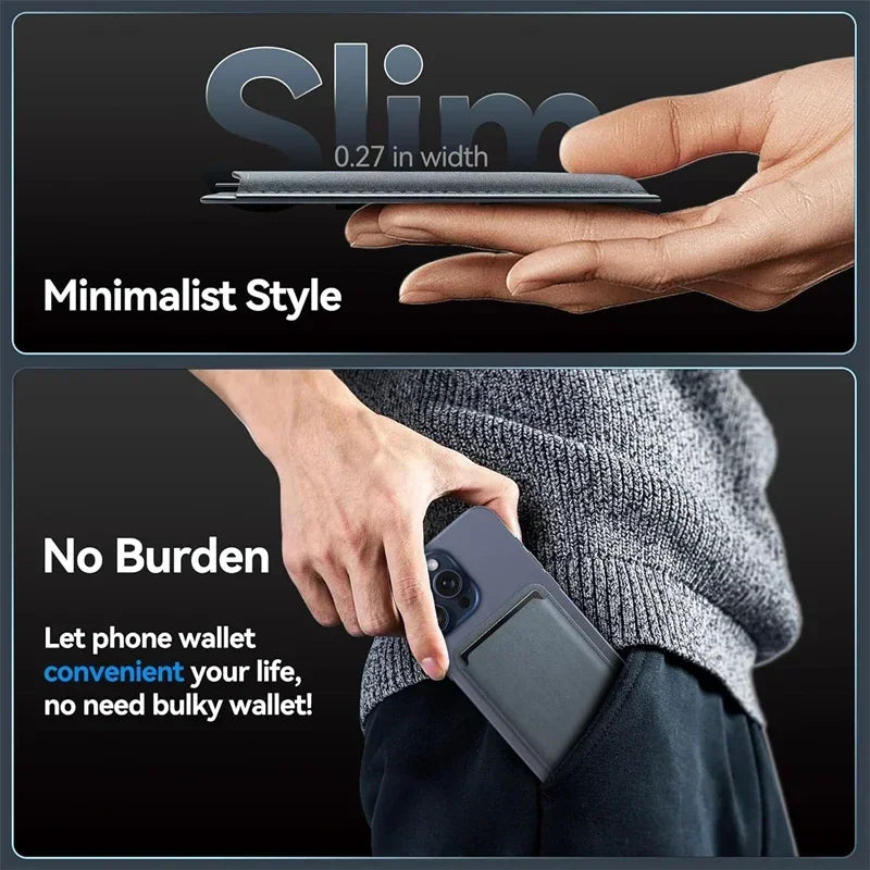 MagSafe Wallet Stand for iPhone 15 14 13 – Magnetic Card Holder