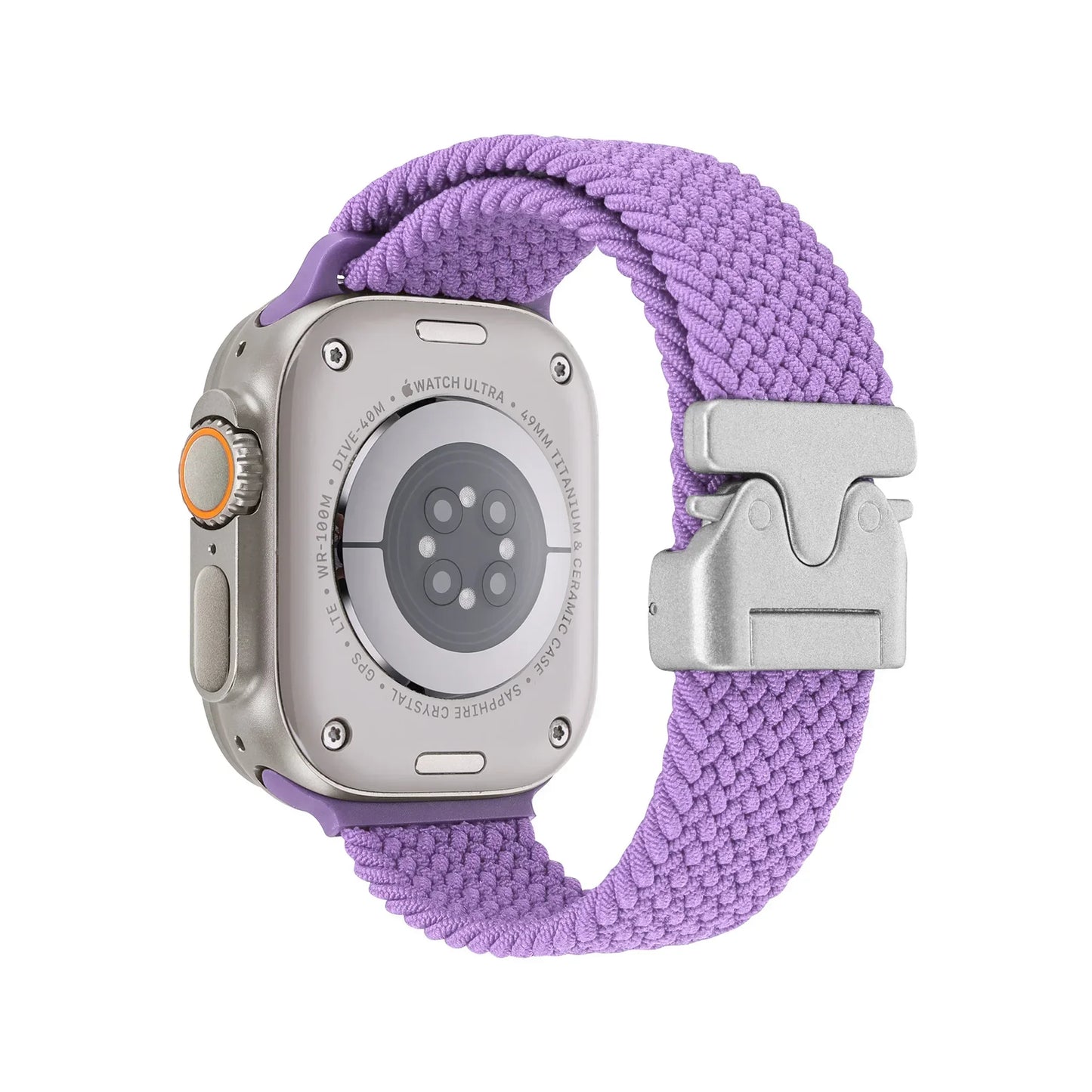Braided Magnetic Band for Apple Watch 44mm–49mm Ultra 2/Series 10–6/SE