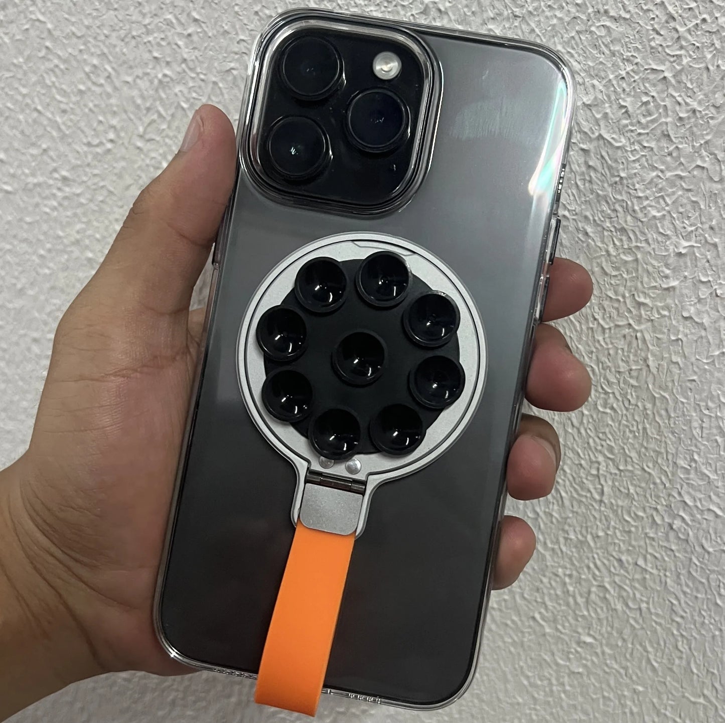 Magnetic Silicone Suction Cup Phone Holder for Car and Desk