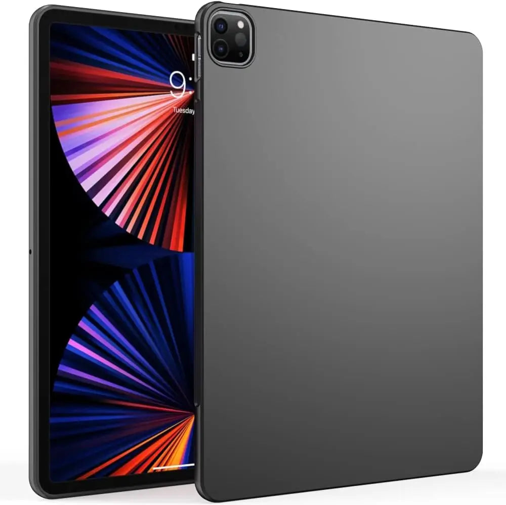 Soft Silicone TPU Case for iPad Air, Mini, Pro & 5β10 Gen iPads β Black Cover
