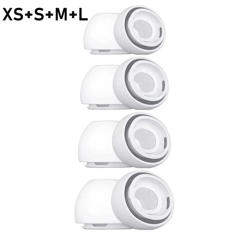 Soft Silicone Ear Tips for AirPods Pro 1/2 – Noise-Reducing Earbud Covers