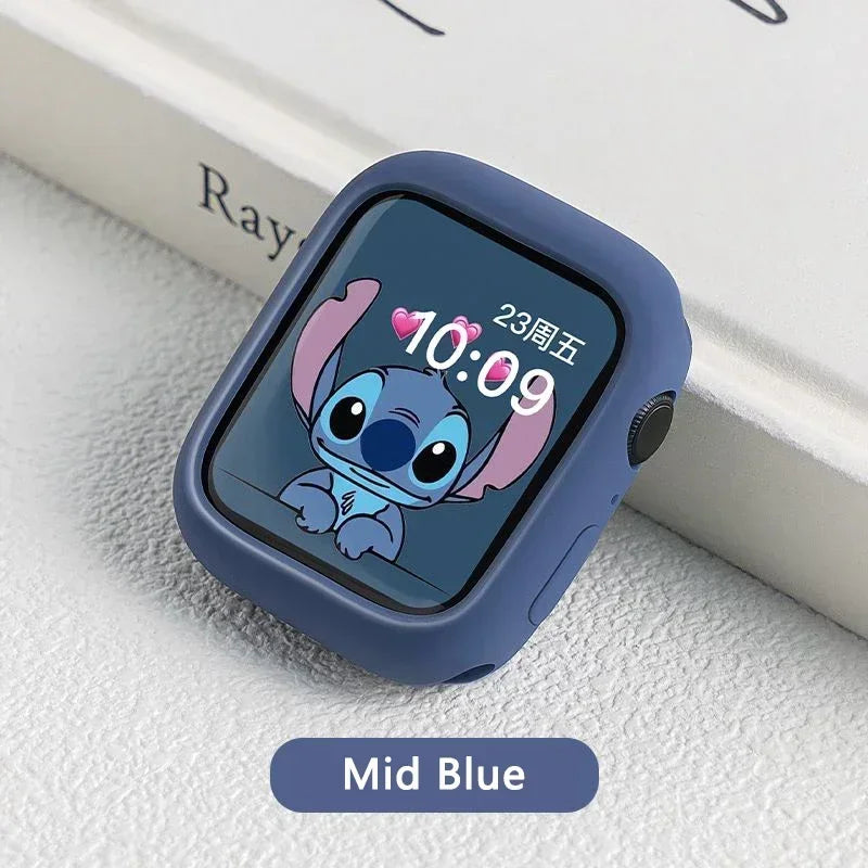 Silicone Bumper Case for Apple Watch Series 6β10 SE 42β46mm Protective Cover