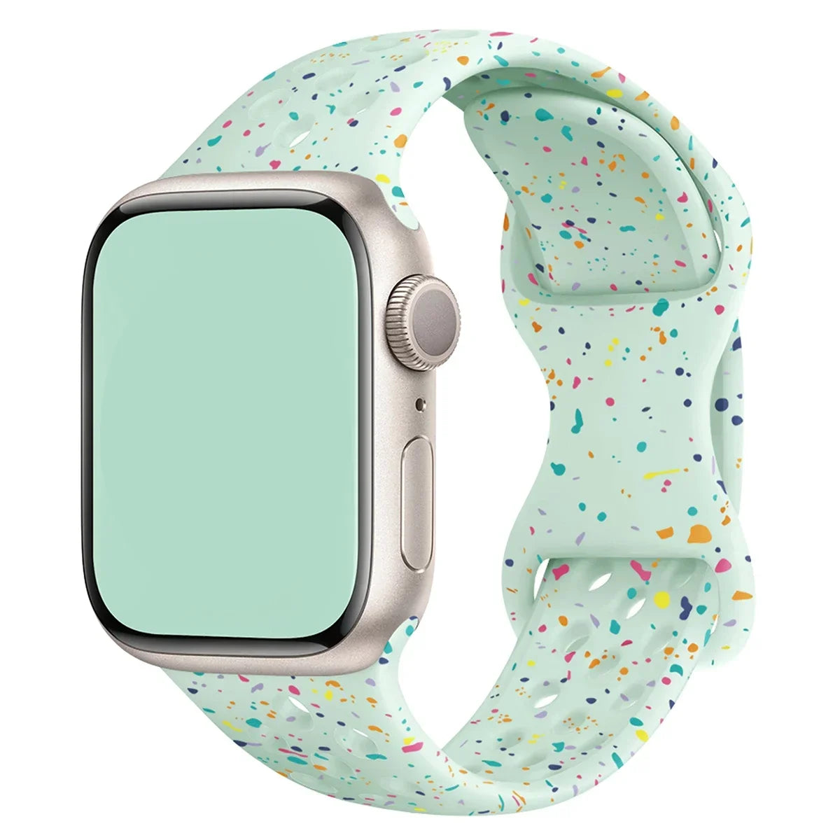 Transparent Silicone Strap for Apple Watch Ultra 2 & Series 10–SE (38–49mm)