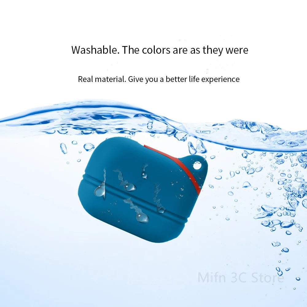 Waterproof Silicone Case for AirPods 4/Pro 2/3 – Universal Soft Cover