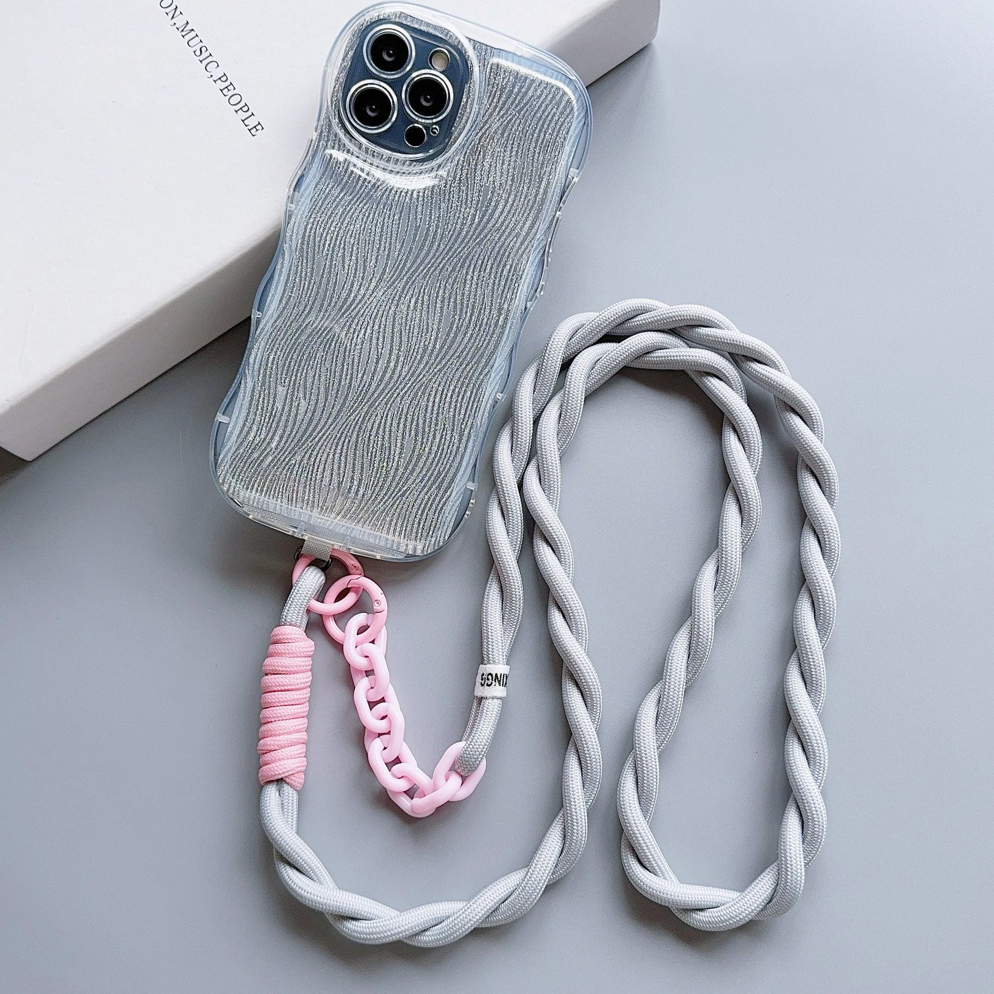 Acrylic Crossbody Phone Lanyard Strap β Anti-Lost Neck & Wrist Clip