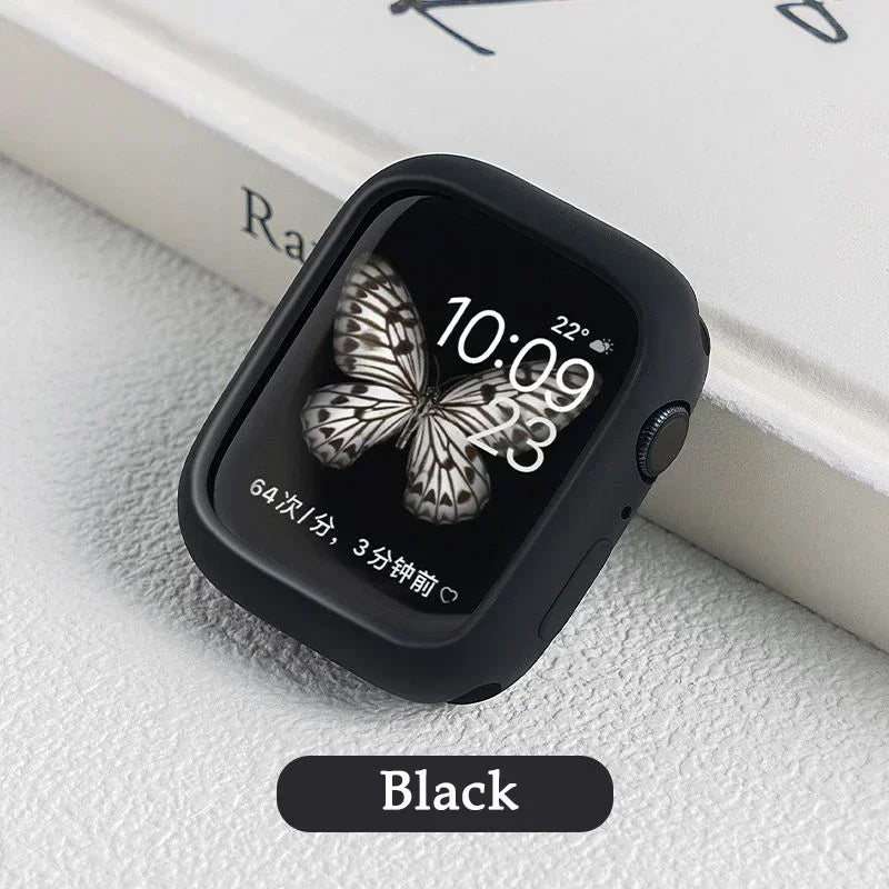 Silicone Bumper Case for Apple Watch Series 6β10 SE 42β46mm Protective Cover