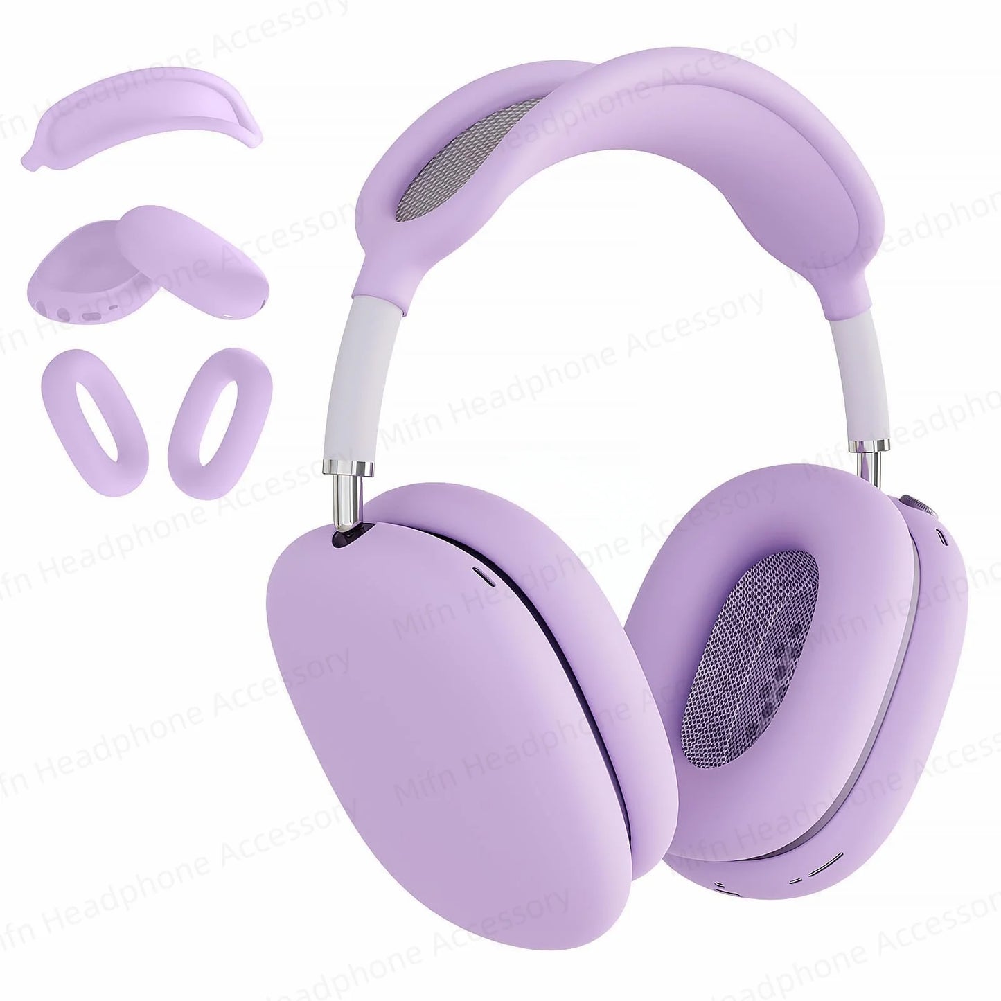 2024 Clear Soft TPU Case for AirPods Max – Ear Cups & Headband Cover