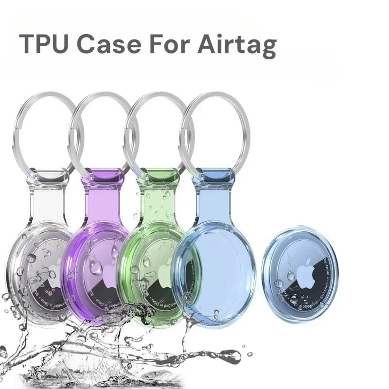 Waterproof Soft Keychain Holder Case for Apple AirTag – Anti-Lost Pet Cover
