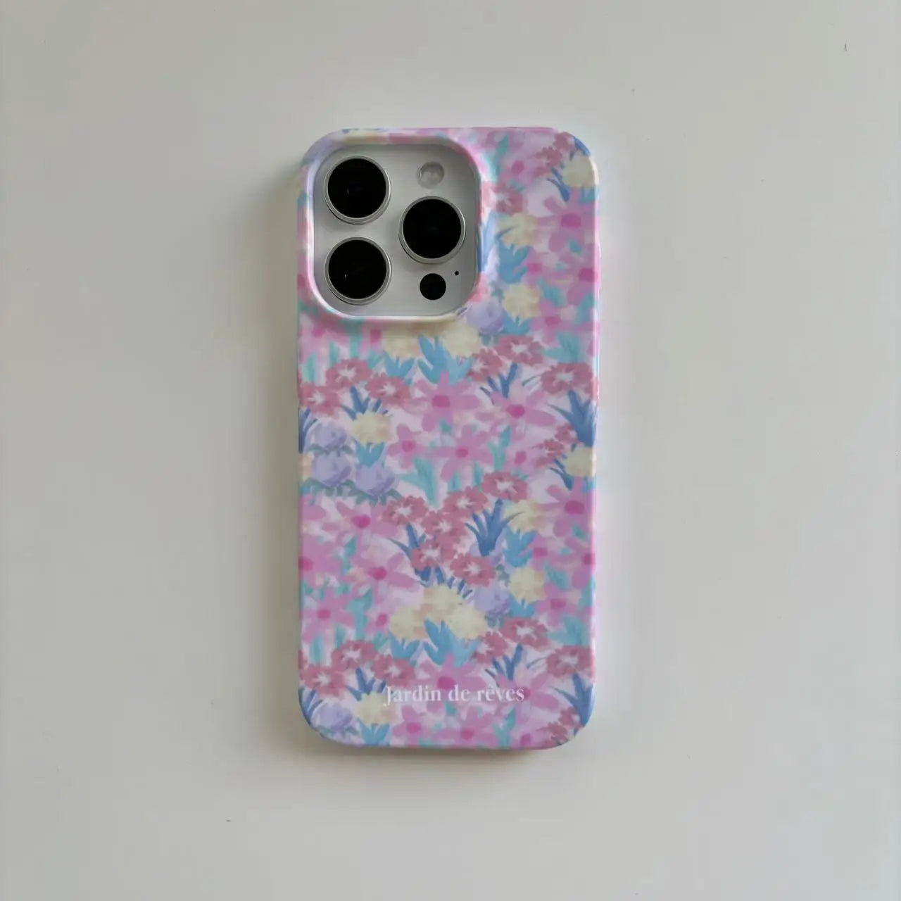 Floral Oil Painting Matte Case for iPhone 12–16 Pro Max