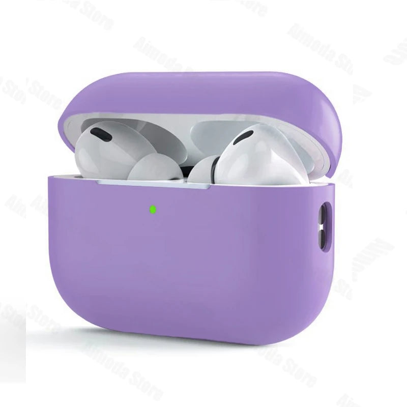 Liquid Silicone Case for AirPods Pro 2/3 – Soft Protective Earphone Cover