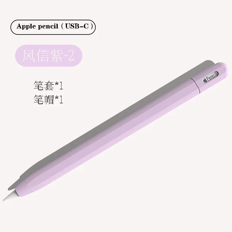 Silicone Case for Apple Pencil 3 USB-C Stylus Grip Holder Sleeve Cover