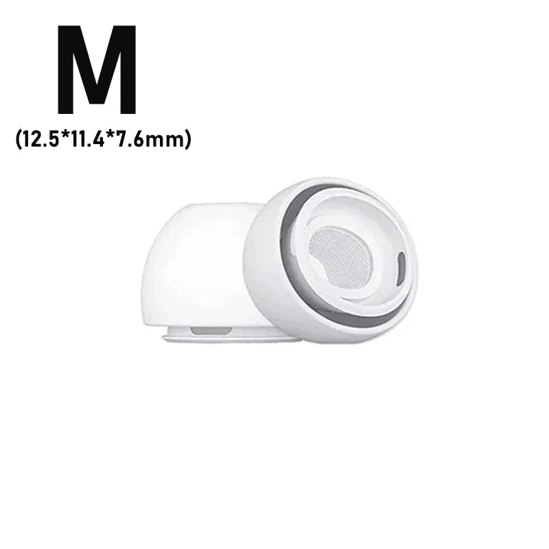 Soft Silicone Ear Tips for AirPods Pro 1/2 – Noise-Reducing Earbud Covers