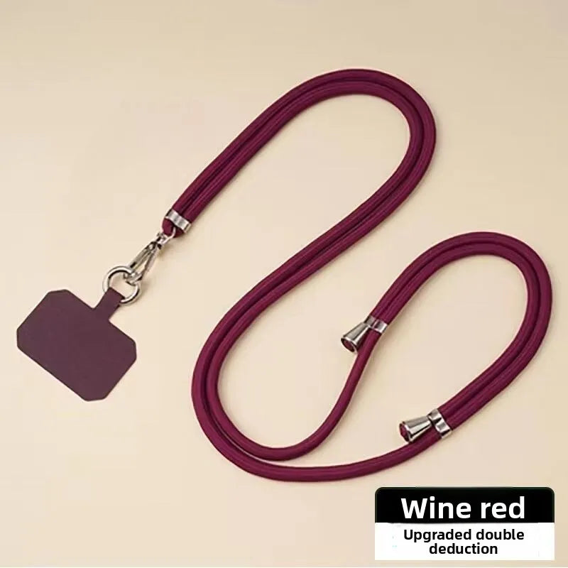 Adjustable Universal Phone Lanyard Stretchy Neck Strap Detachable Crossbody Holder