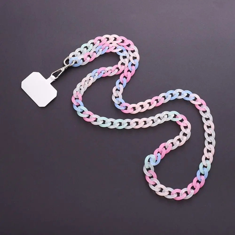 Colorful Crossbody Phone Strap Necklace with Card Slot for iPhone/Samsung