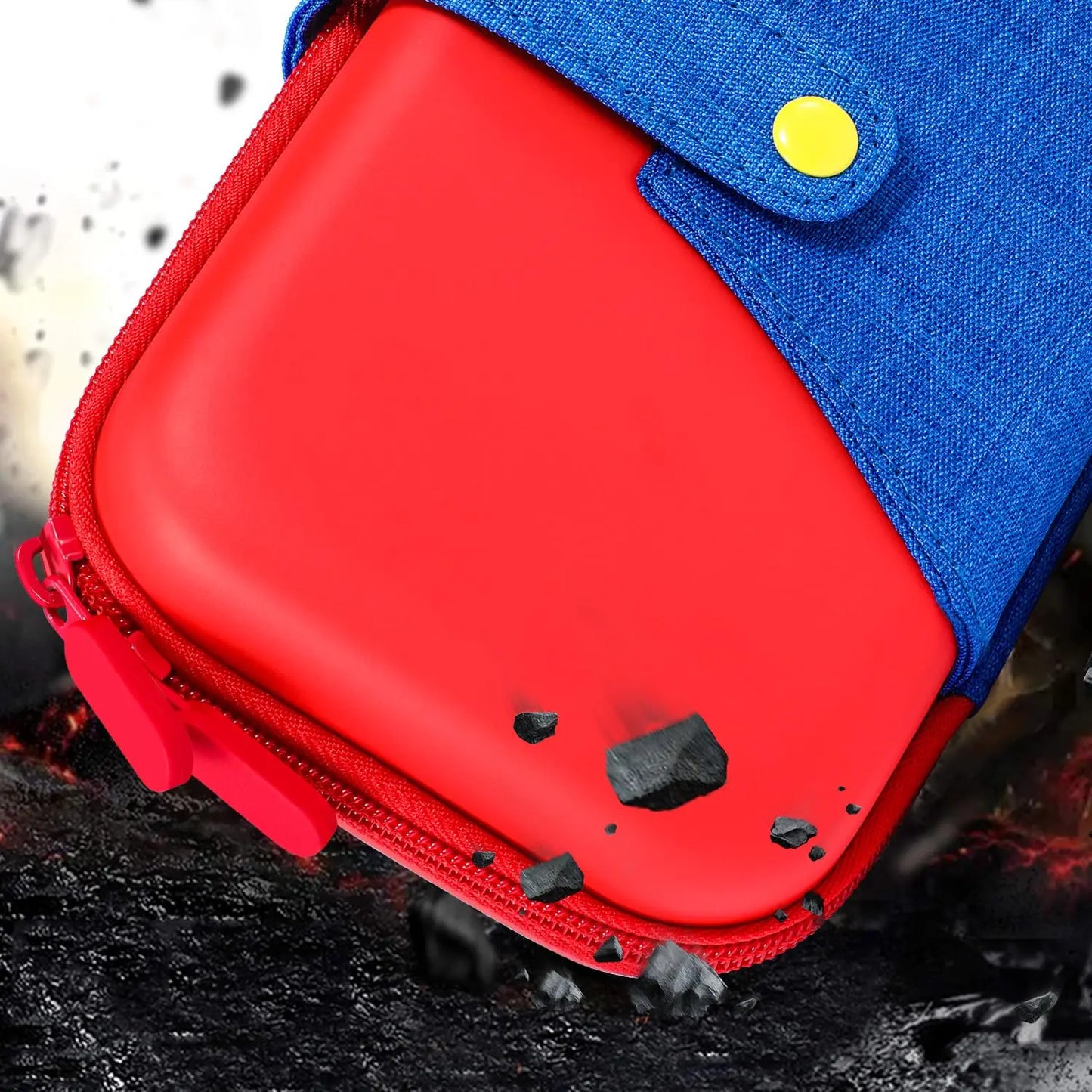 Slim Waterproof Travel Case for Nintendo Switch 2 – Mario Edition