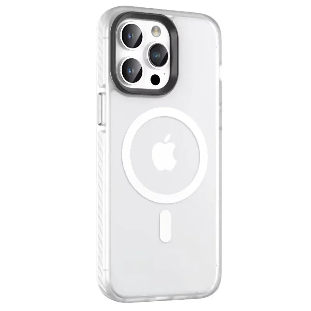 Matte MagSafe Case for iPhone 11–16 Pro Max – Shockproof & Magnetic