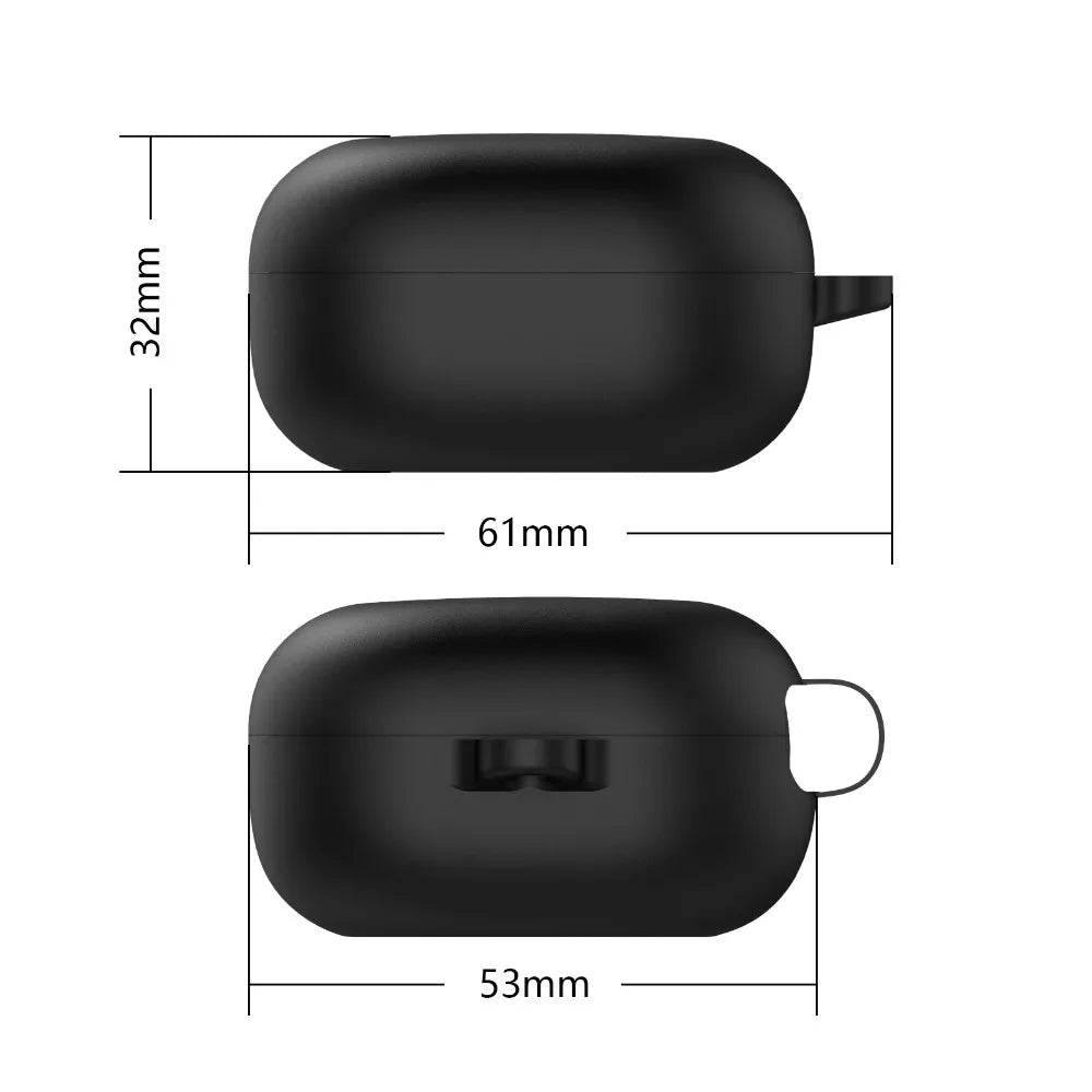 Shockproof Silicone Case with Hook for Galaxy Buds Live/2/Pro/FE
