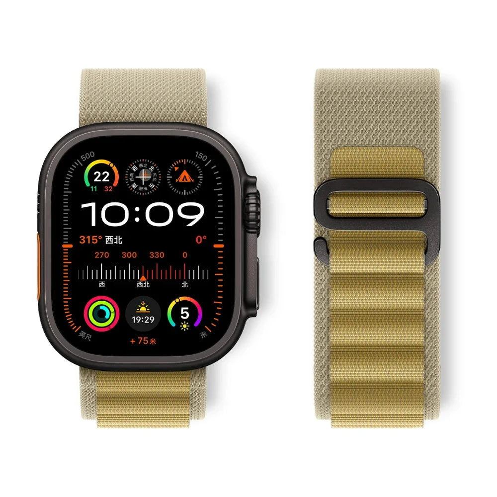 Alpine Loop Strap for Apple Watch Ultra 2 & Series 10–1, 38–49mm