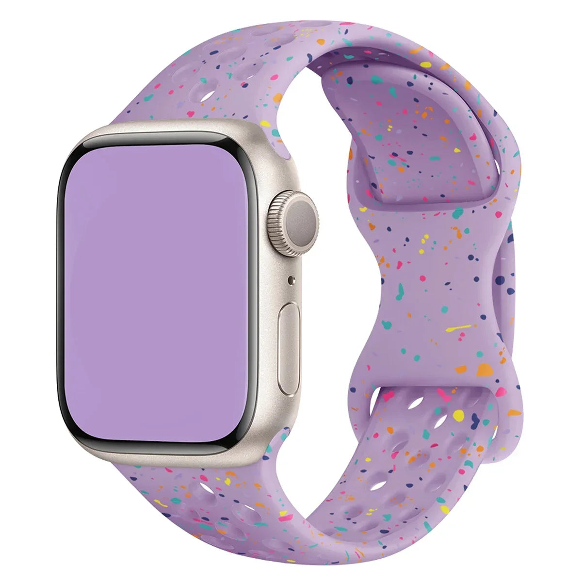 Transparent Silicone Strap for Apple Watch Ultra 2 & Series 10–SE (38–49mm)