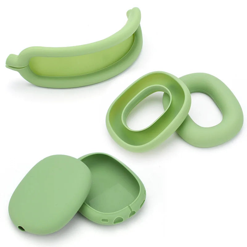 Soft Silicone Protective Case for AirPods Max – Anti-Scratch Cover