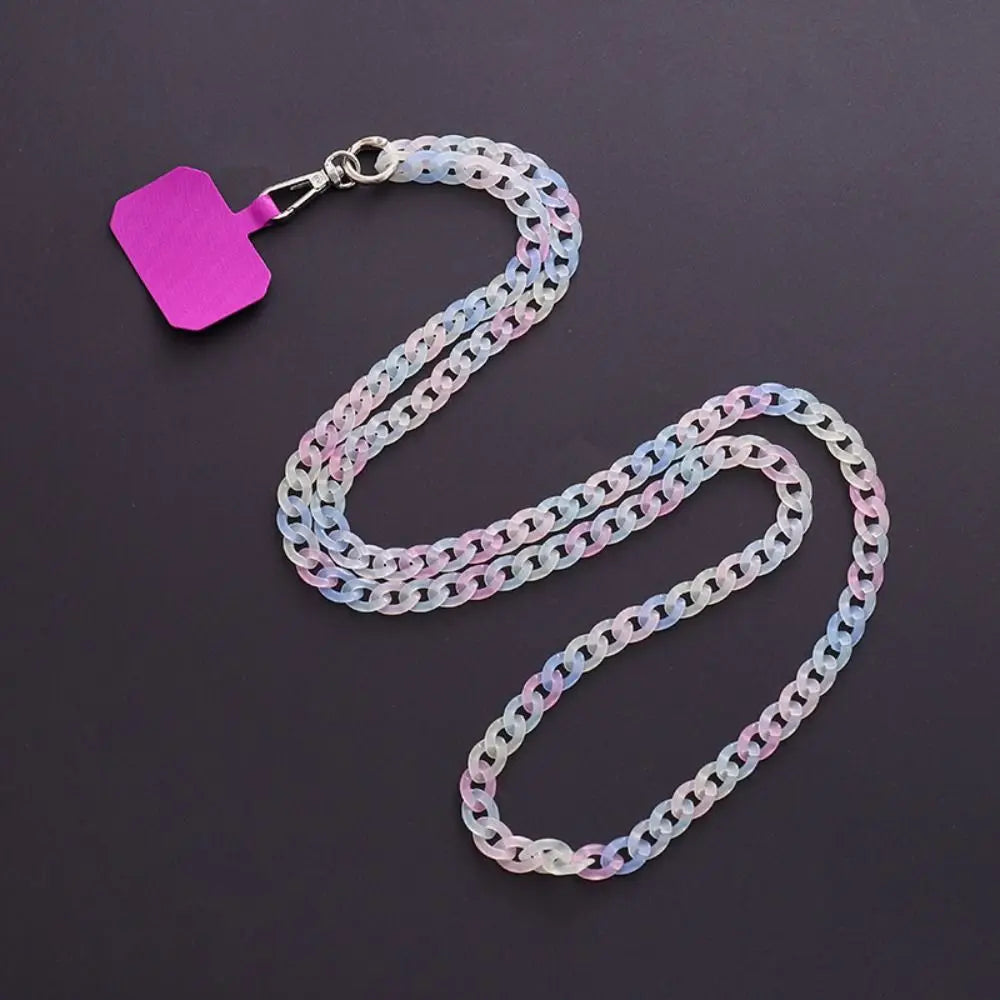 Colorful Crossbody Phone Strap Necklace with Card Slot for iPhone/Samsung
