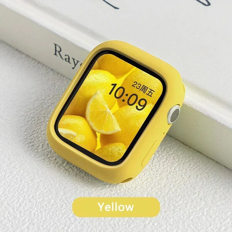 Silicone Bumper Case for Apple Watch Series 6β10 SE 42β46mm Protective Cover