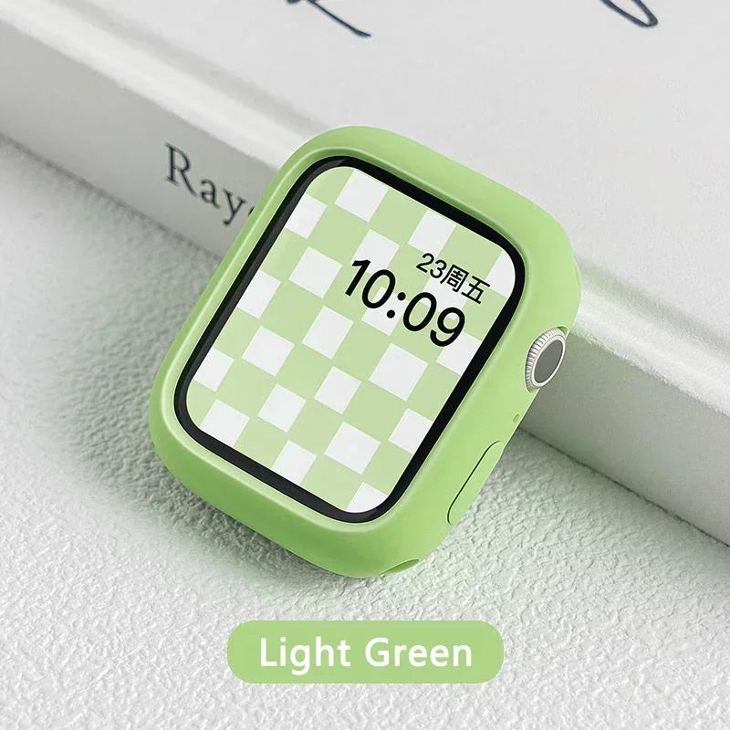 Silicone Bumper Case for Apple Watch Series 6β10 SE 42β46mm Protective Cover