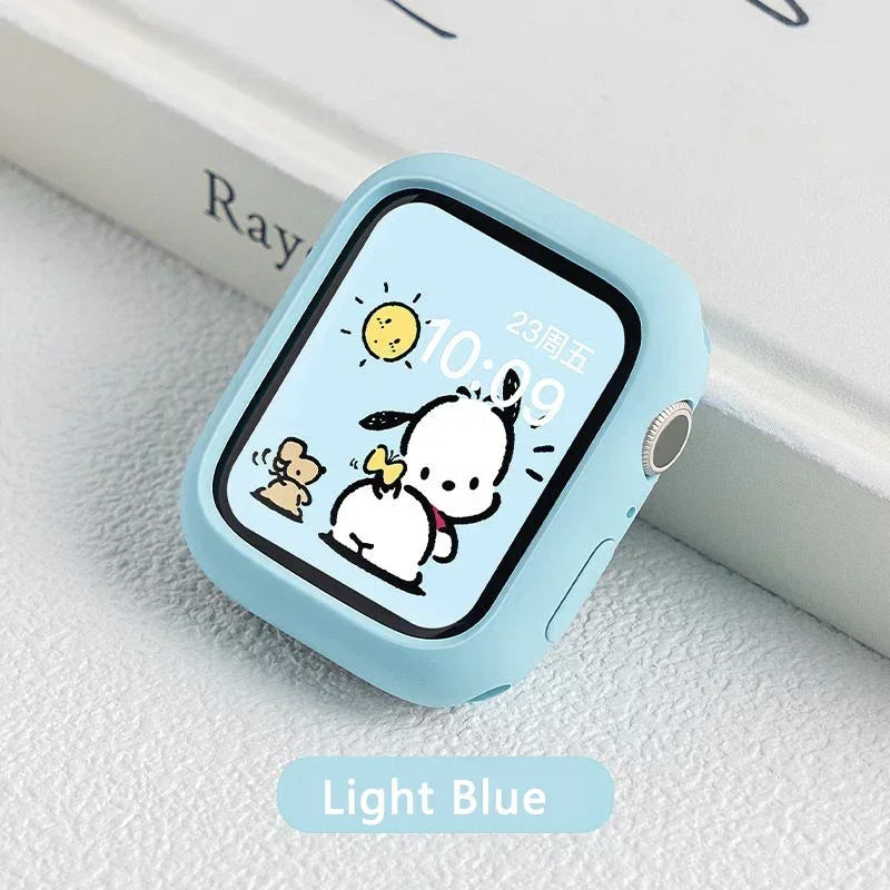 Silicone Bumper Case for Apple Watch Series 6β10 SE 42β46mm Protective Cover