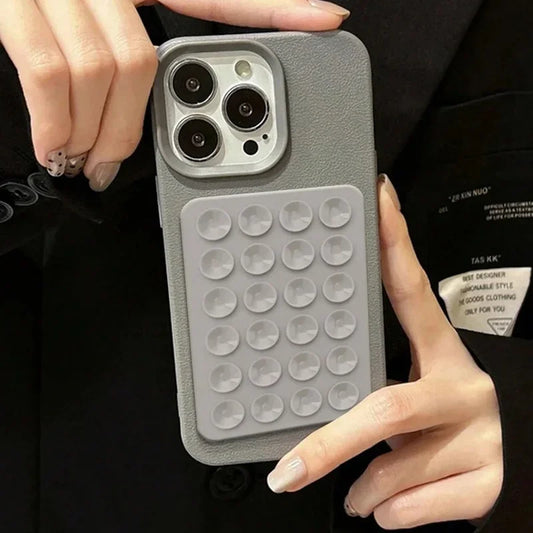 3D Suction Cup Shockproof Case for iPhone 13/12/11 Pro Max & Plus Models