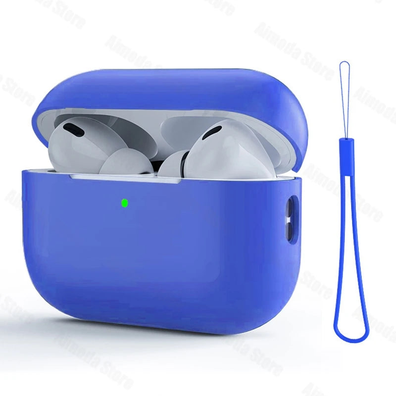 Liquid Silicone Case for AirPods Pro 2/3 – Soft Protective Earphone Cover