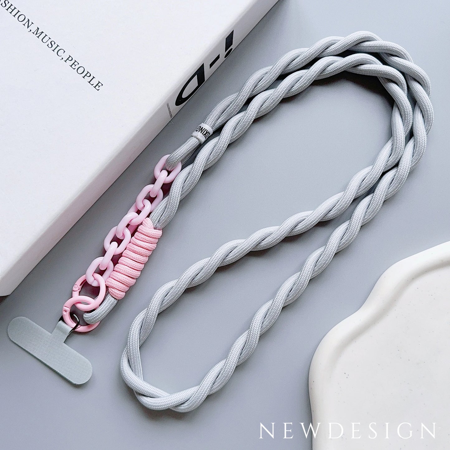 Acrylic Crossbody Phone Lanyard Strap β Anti-Lost Neck & Wrist Clip