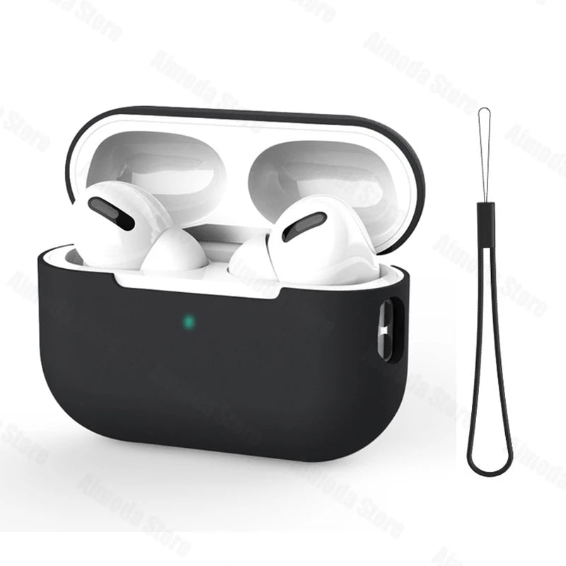 Liquid Silicone Case for AirPods Pro 2/3 – Soft Protective Earphone Cover