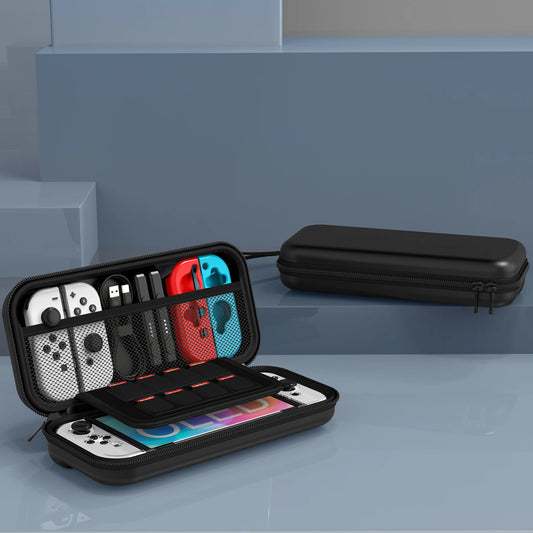 9-in-1 Accessories Kit for Nintendo Switch OLED with Carrying Case (2022)