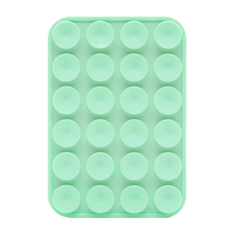 Silicone Suction Cup Magnetic Phone Holder Wall Mount for iPhone 12–16 MagSafe