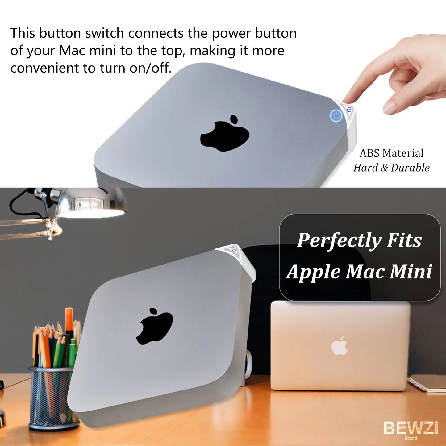 Power Button Switch for Mac Mini M4 – ABS Material Accessory
