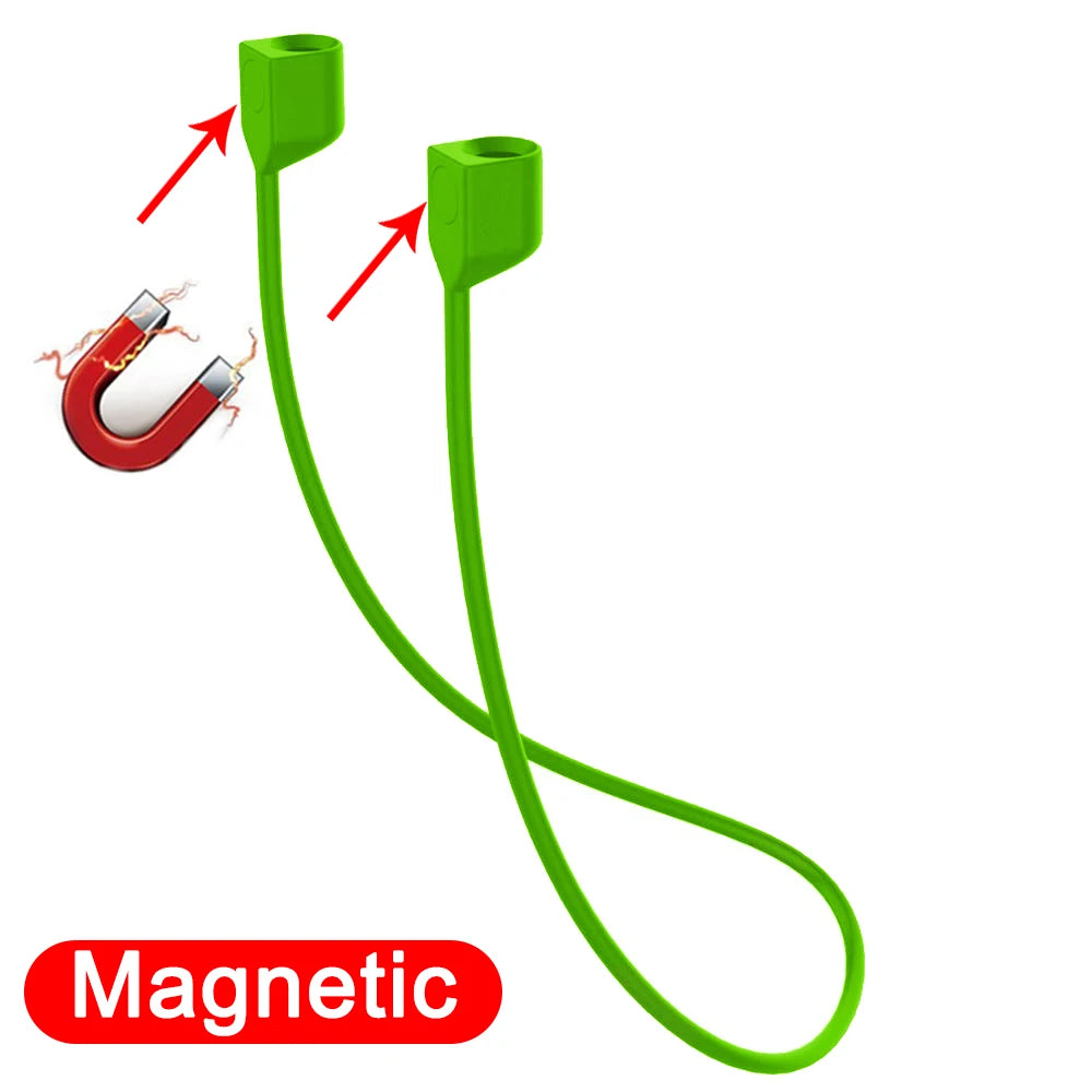 Magnetic Anti-Lost Silicone Strap for AirPods Pro 2 & Galaxy Buds 3