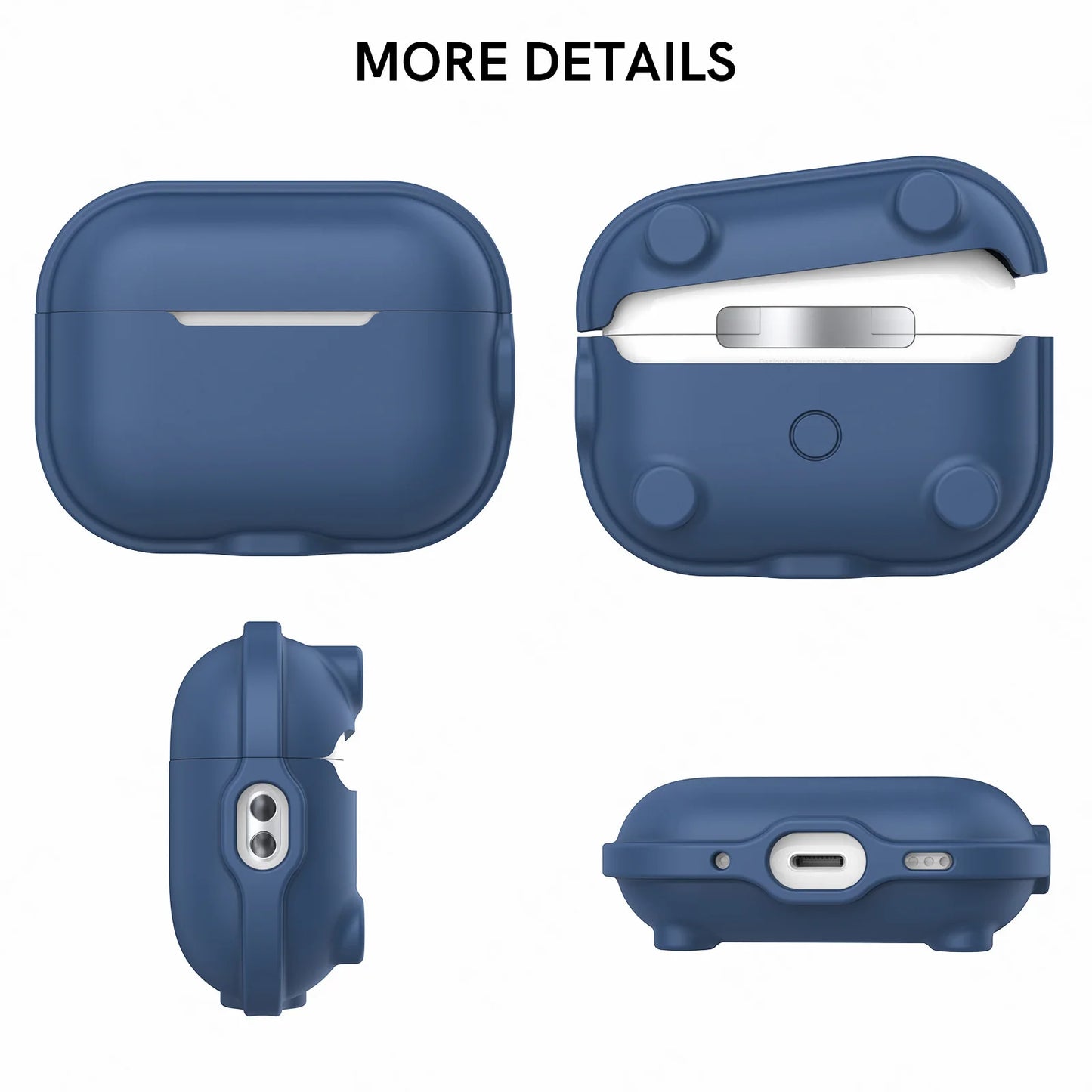 MagSafe Magnetic Soft Protective Cover for AirPods Pro 2 Charging Case