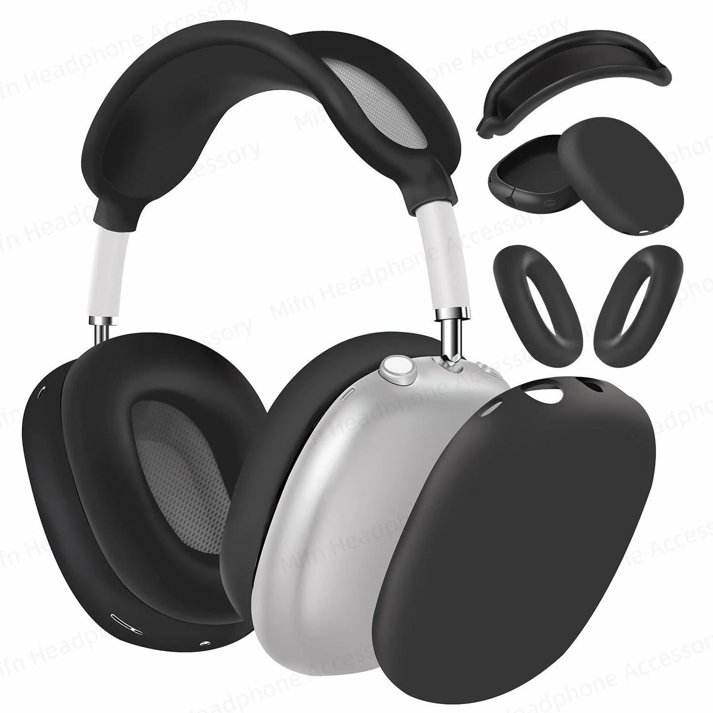 2024 Clear Soft TPU Case for AirPods Max – Ear Cups & Headband Cover