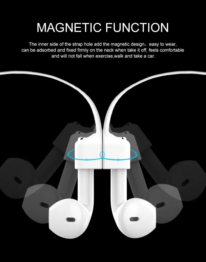 Soft Silicone Magnetic Anti-Lost Strap for AirPods Pro 1 2 3 Earphones