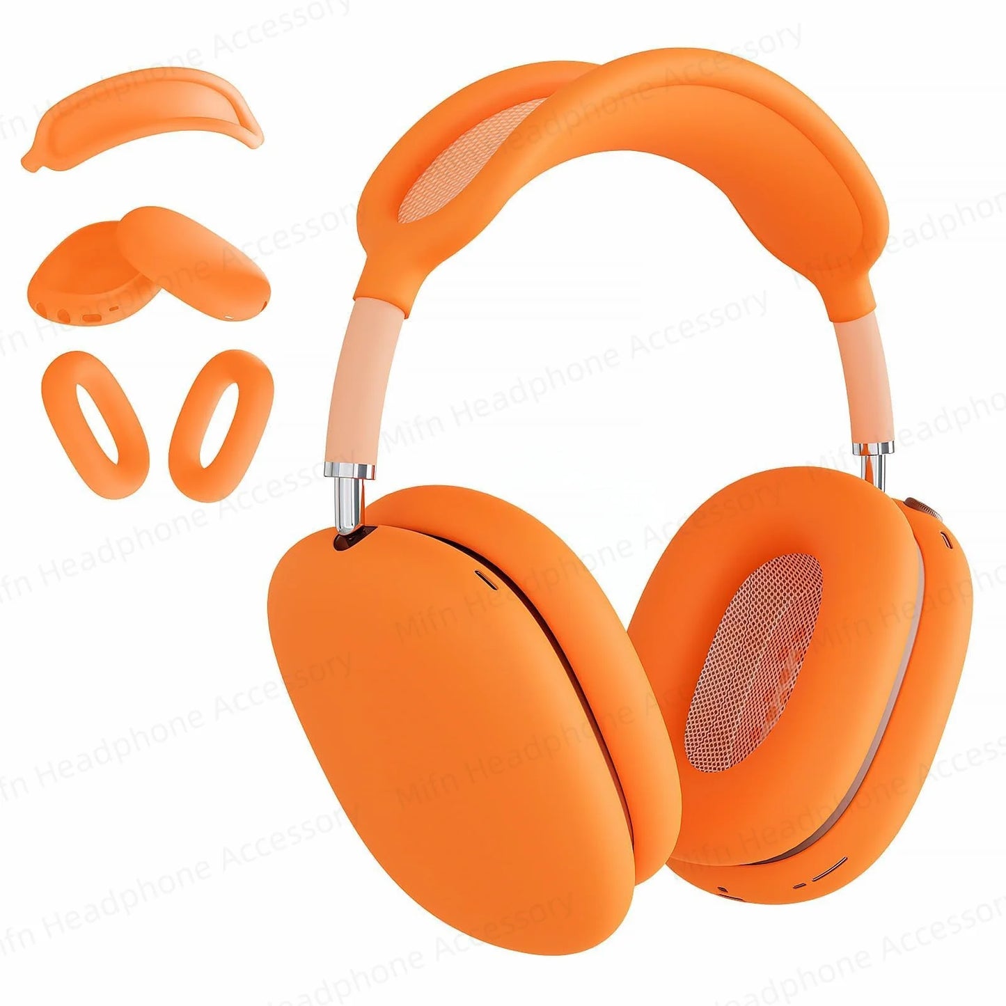 2024 3-in-1 Silicone Case for AirPods Max – Soft Ear Cup Scratch Cover
