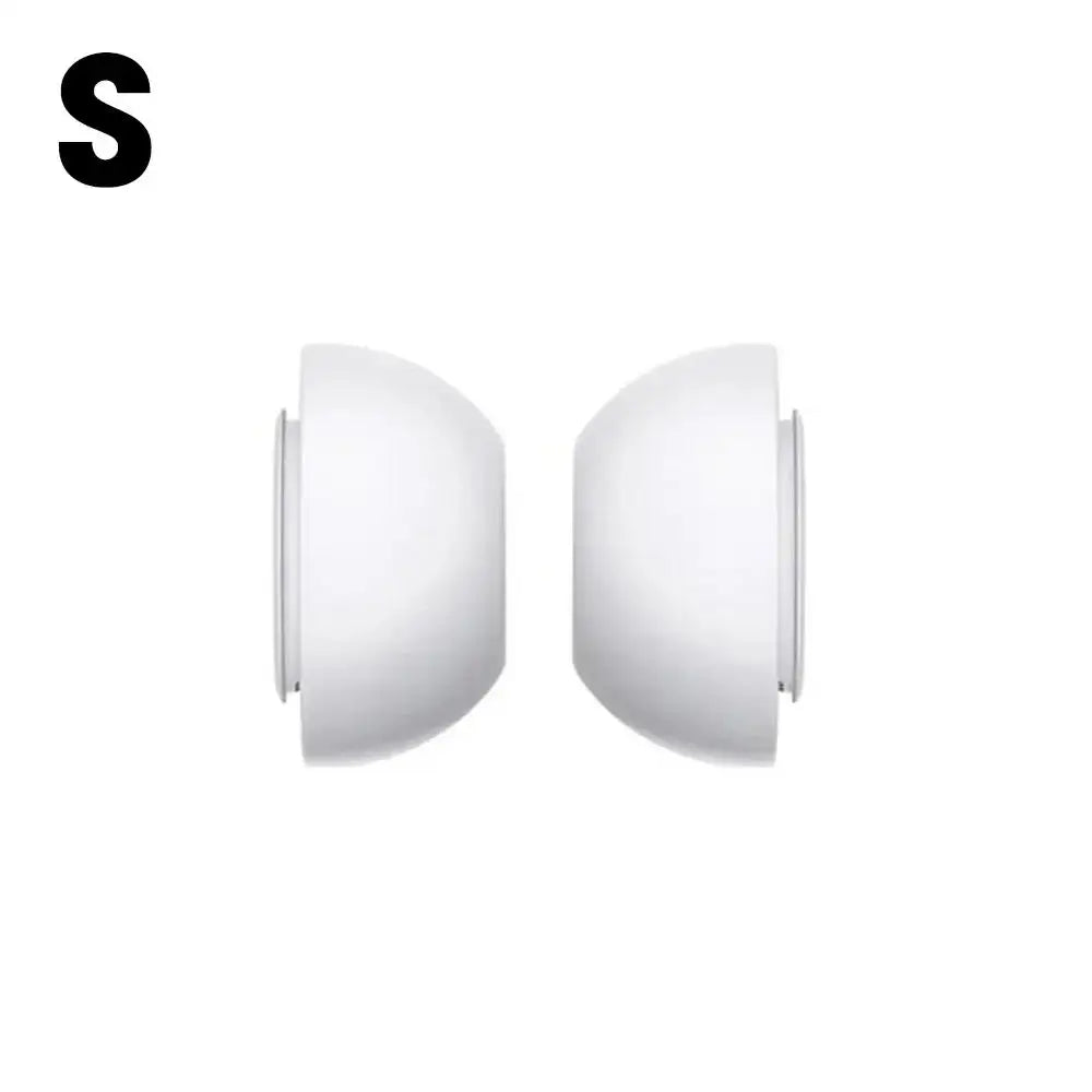 4 Pairs Silicone Ear Tips for AirPods Pro 1/2 – XS/S/M/L Noise Reduction