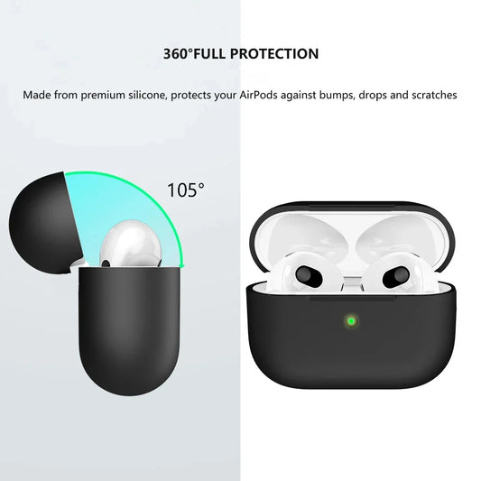 Ultra-Thin Silicone Case for AirPods 1/2/3 Pro 2 Shockproof Cover