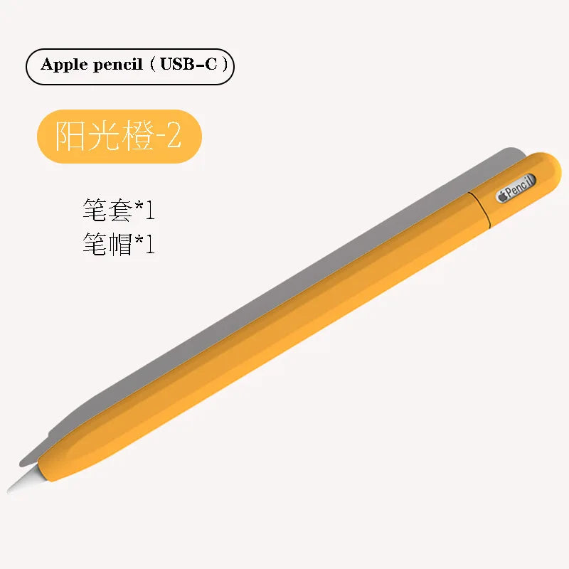 Silicone Case for Apple Pencil 3 USB-C Stylus Grip Holder Sleeve Cover