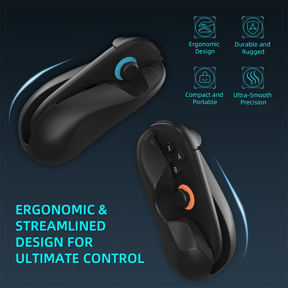 2-Pack Mouse Grip Holders for Switch 2 Joy-Con Left & Right Controllers