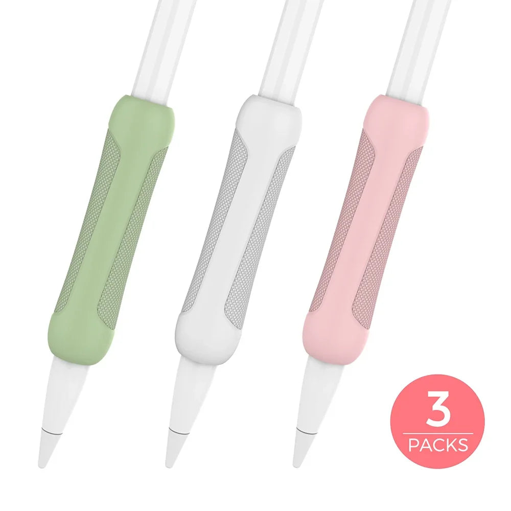 Soft Silicone Grip Sleeve for Apple Pencil 1/2/3 & Pencil Pro