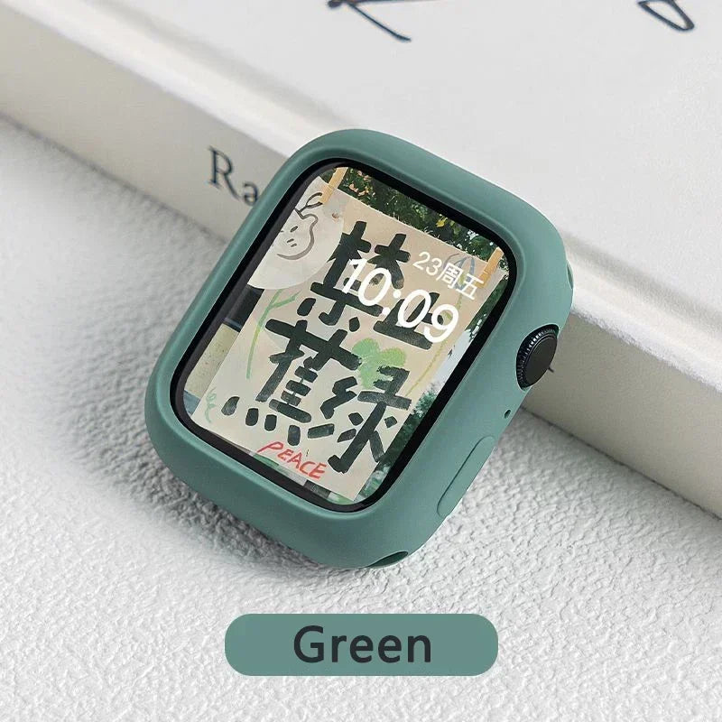 Silicone Bumper Case for Apple Watch Series 6β10 SE 42β46mm Protective Cover