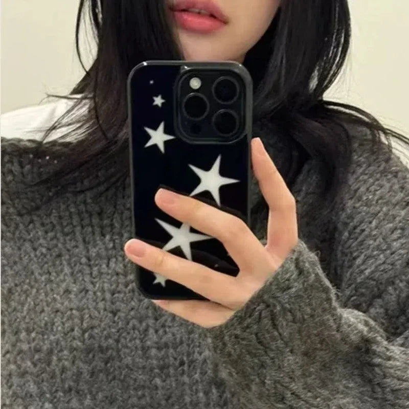 Y2K Girl Phone Case for iPhone 16 15 14 13 12 11 Pro XS XR