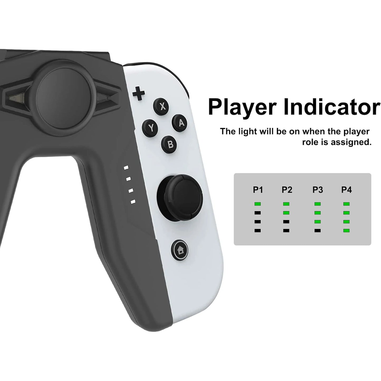 Joy-Con Charging Dock with LED Indicator for Nintendo Switch Controllers