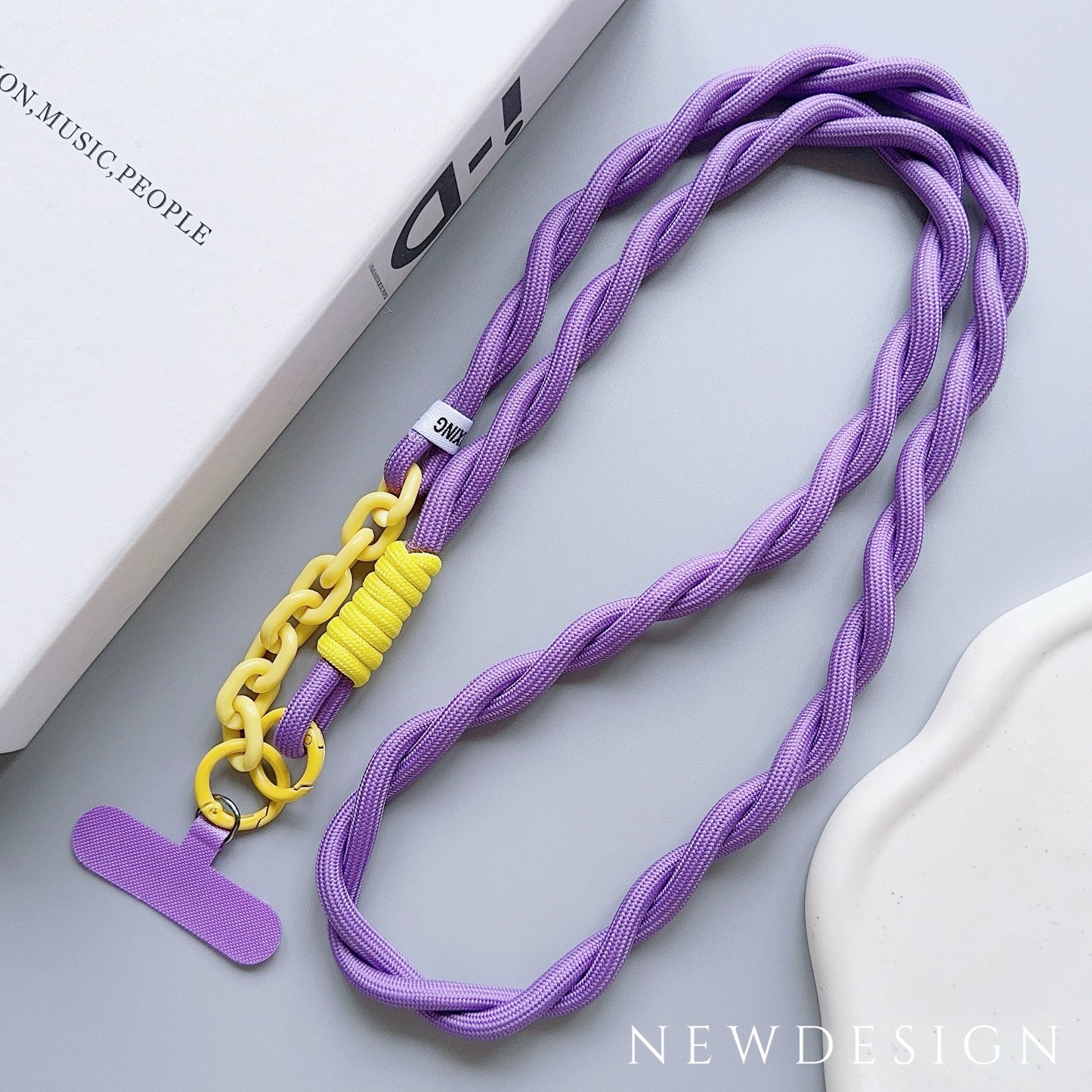 Acrylic Crossbody Phone Lanyard Strap β Anti-Lost Neck & Wrist Clip